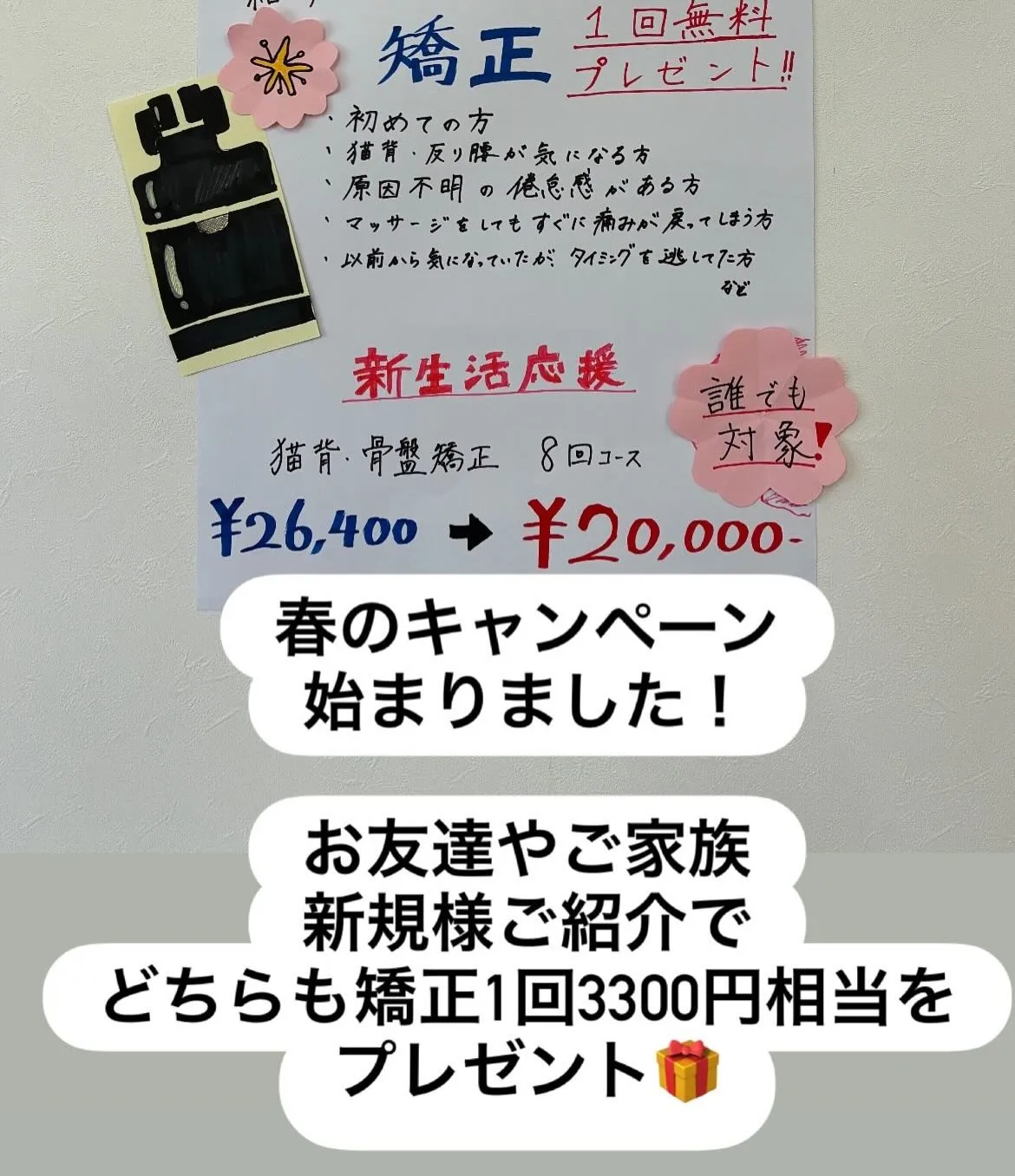 春の期間限定キャンペーン始まりました‼️